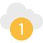 Cloud computing icon 64x64