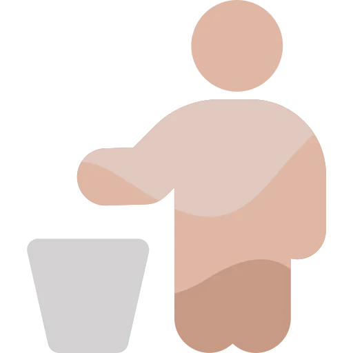 Throwing out icon