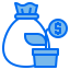 Money bag icon 64x64