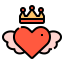 Heart wings icon 64x64