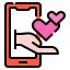 Love message icon 64x64