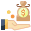 Money bag icon 64x64