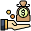 Money bag icon 64x64