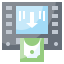 Atm machine icon 64x64