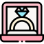 Diamond ring icon 64x64