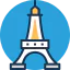 Eiffel tower icon 64x64