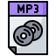 Music file icon 64x64