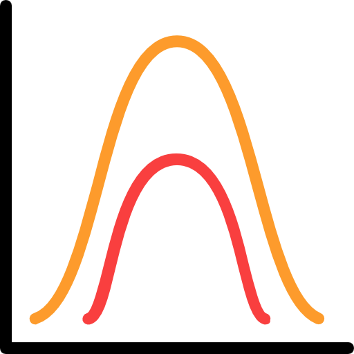 Line chart icon