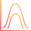 Line chart icon 64x64