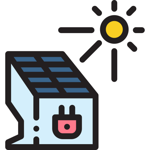 Solar panel icon
