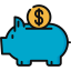 Piggy bank icon 64x64