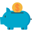 Piggy bank icon 64x64