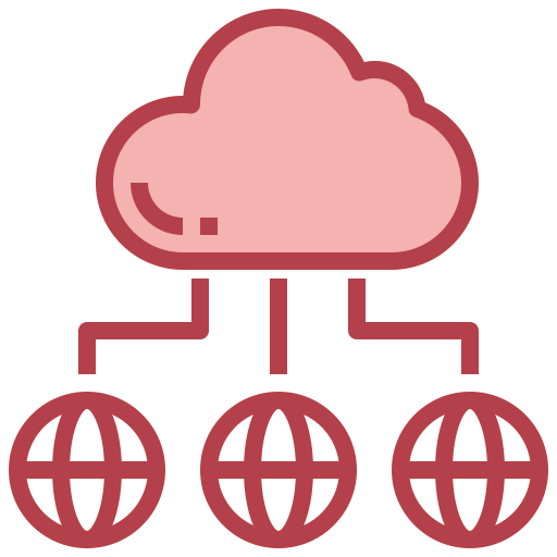 Cloud network ícono