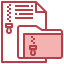 Zip folder Symbol 64x64