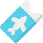 Plane tickets Ikona 64x64