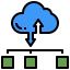 Cloud storage icon 64x64