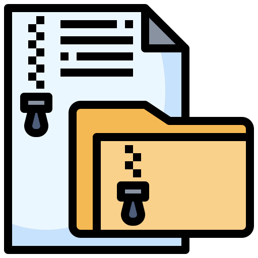 Zip folder icon