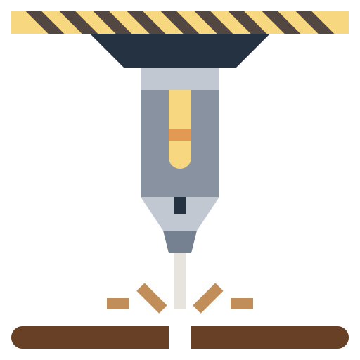 Laser cutting machine icon