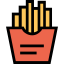 French fries icon 64x64