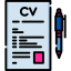 Curriculum vitae icon 64x64