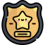 Police badge icon 64x64
