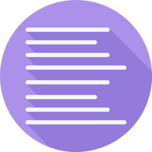 Left alignment icon