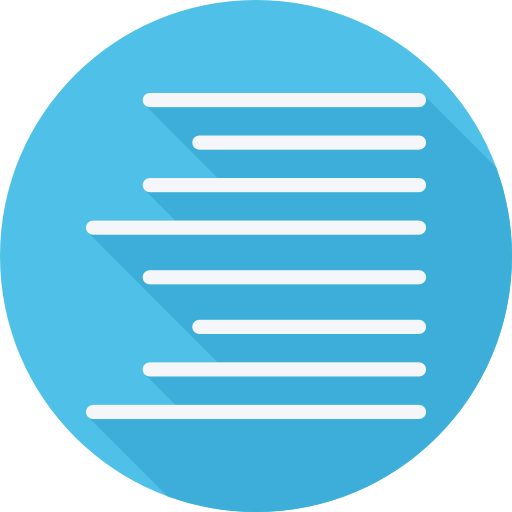 Right alignment icon