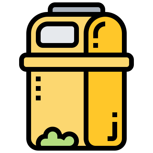 Trash bin icon