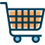 Shopping cart icon 64x64