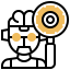 Artificial intelligence icon 64x64