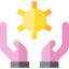 Solar energy icon 64x64