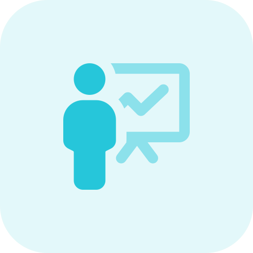 Line graph icon