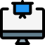 Desktop computer icon 64x64
