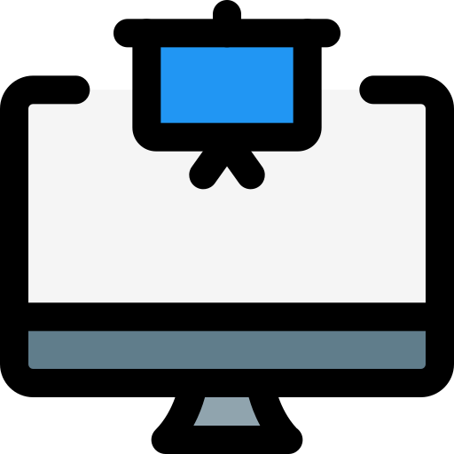 Desktop computer icon
