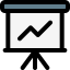 Line graph icon 64x64