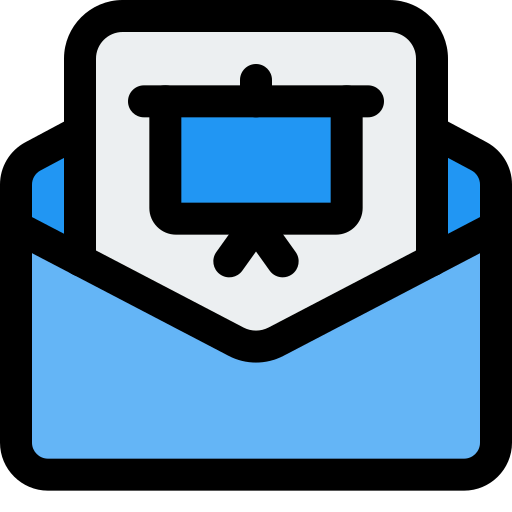 Open envelope icon