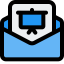 Open envelope Symbol 64x64