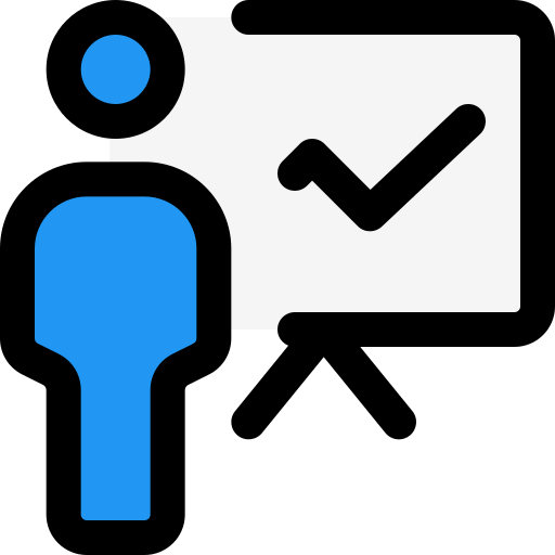 Line graph icon