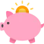 Piggy bank icon 64x64