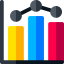 Bar chart icon 64x64