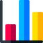 Bar chart icon 64x64
