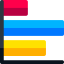 Bar chart icon 64x64