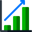 Bar chart icon 64x64