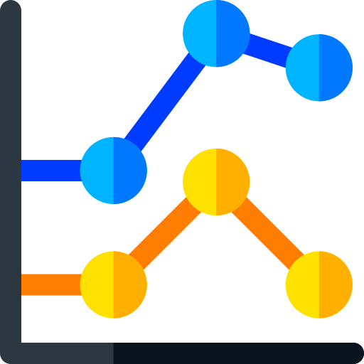 Line chart icon