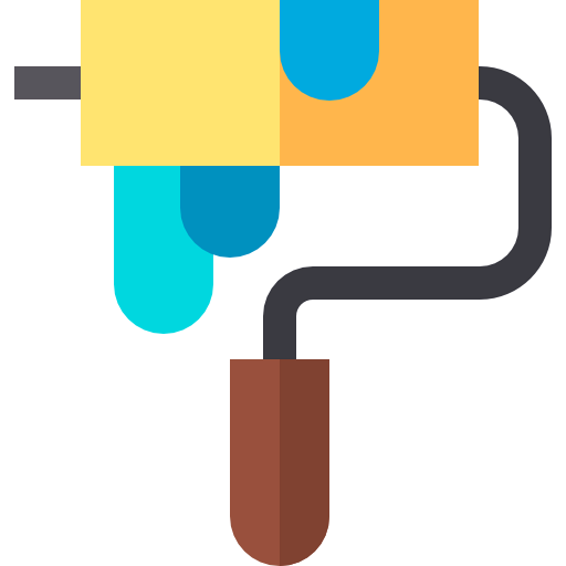 Paint roller icon