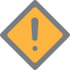 Warning sign biểu tượng 64x64