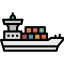 Cargo boat Symbol 64x64