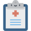 Medical history icon 64x64
