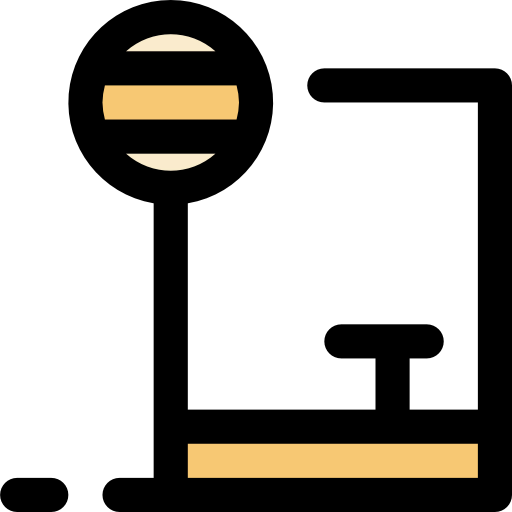 Bus stop icon