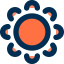 Sun icon 64x64